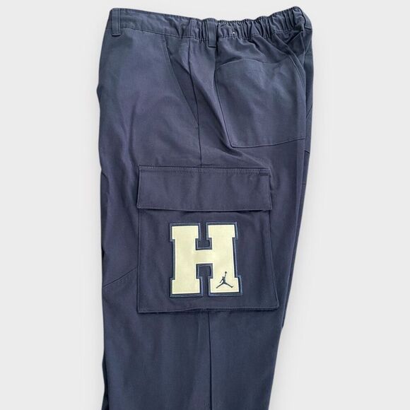 Nike Jordan Howard University Team Issued Navy Cargo Utility Pants FJ9325-419 - Picture 6 of 12